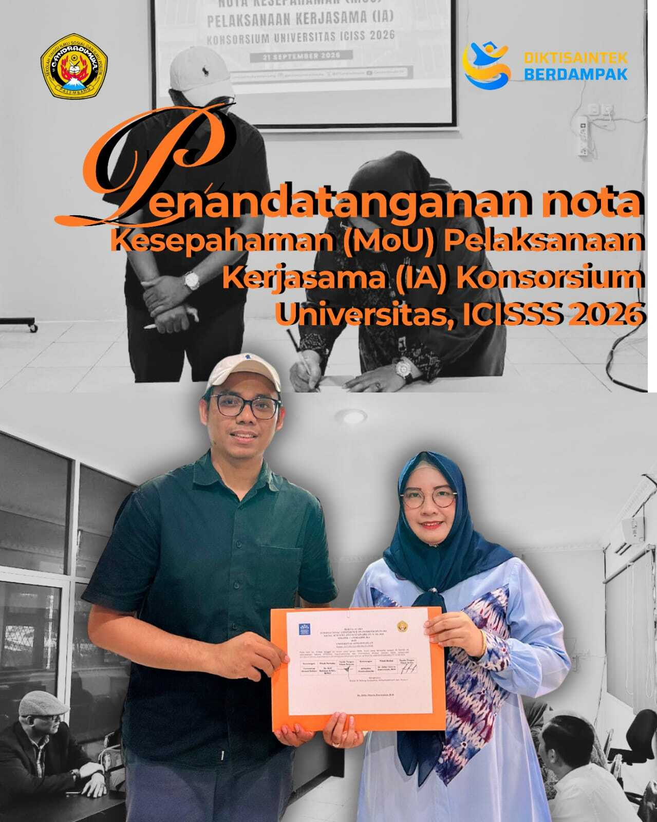 Penandatangan Nota Kesepahaman (MoU) Pelaksaan Kerjasama (IA) Konsorsium Universitas Ahmad Dahlan, I