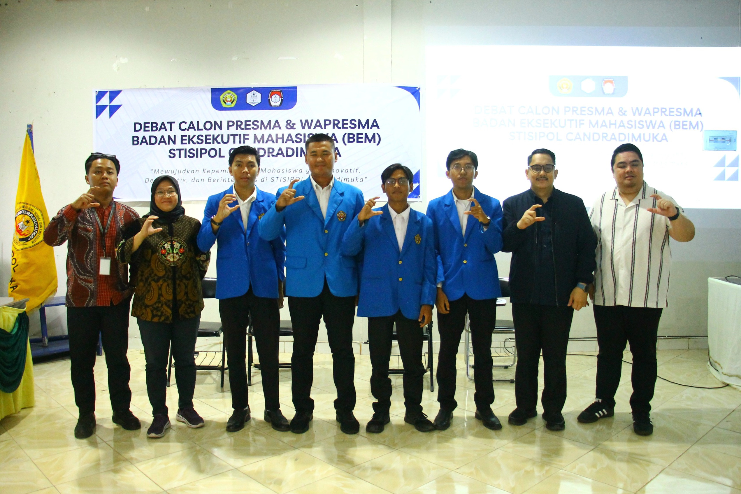 Debat Calon Presma & Wapresma Badan Eksekutif Mahasiswa (BEM) STISIPOL Candradimuka