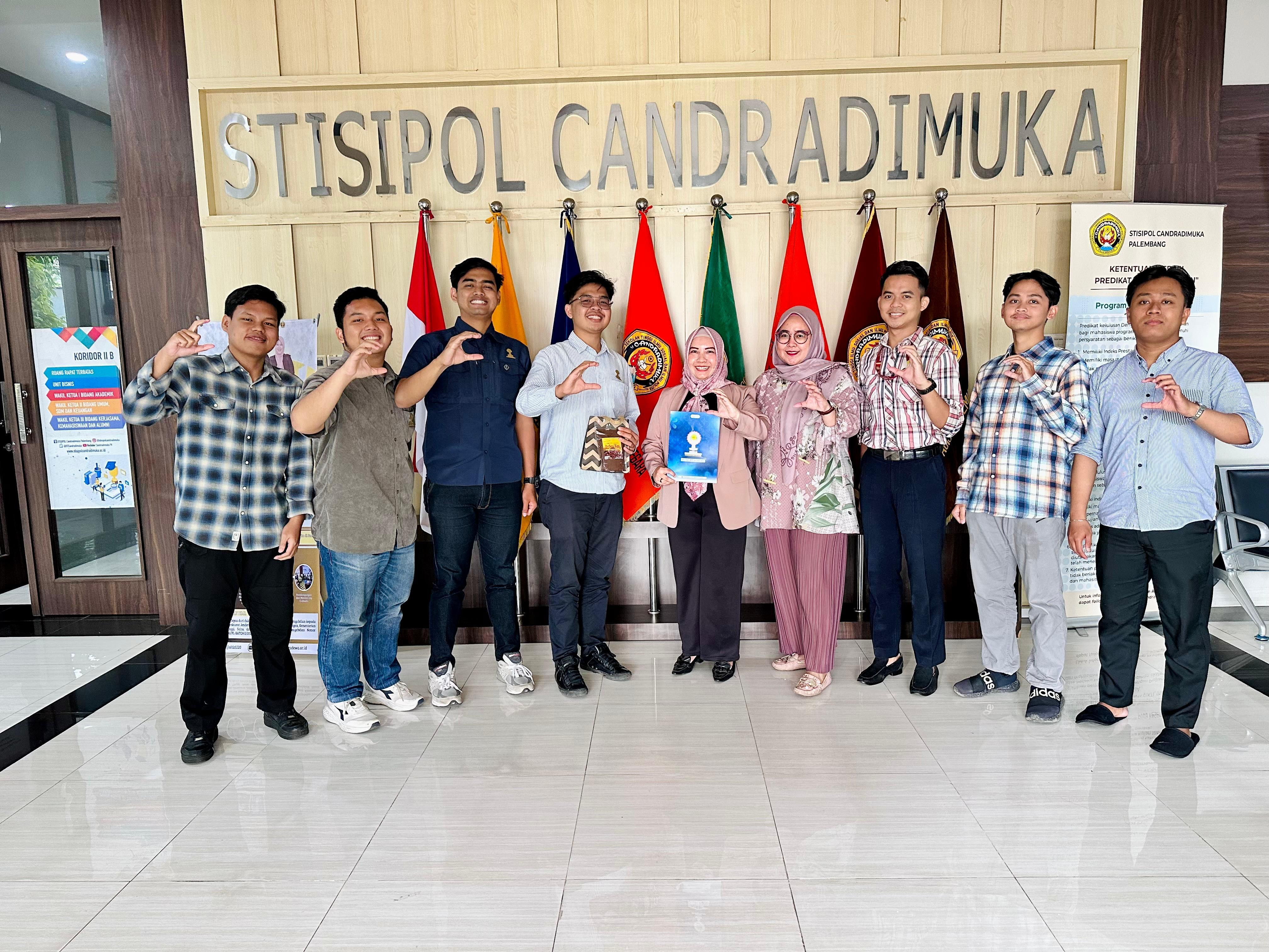 Audiensi Kerja Sama HIPMI Perguruan Tinggi Sumsel dan STISIPOL Candradimuka